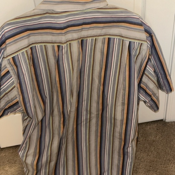 Men’s Pre Own As Is Alexander Julian Coppers Size XXL 2XL Multicolored Shirt s/s - Picture 5 of 5
